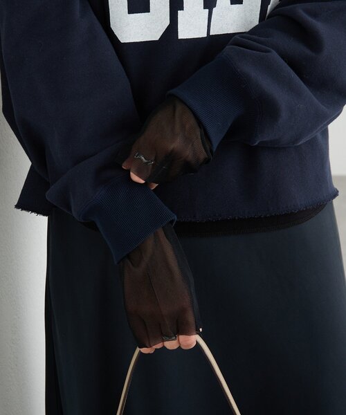 RIVE DROITE（リヴドロワ）の「チュールキリカエカットソー（Tシャツ/カットソー・レディース・オフホワイト/ブラック・FREE）」の18枚目の写真