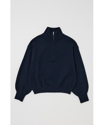 SWEAT LIKE HALF ZIP ニット