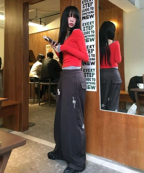 RuNaKi'Hu'(ルナキフ)の「WXP040 シューティングスターストライプバルーンパンツ (ブラック)(その他パンツ・レディース・その他・1/2)」の19枚目の写真