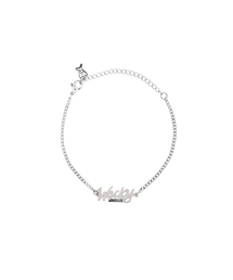 Wacky WiLLy（ワッキーウィリー）の「ハンドライティングブレスレット シルバー（ブレスレット）」