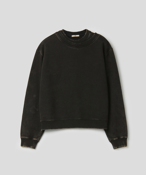 MMIC(エムエムアイシー)の「DUAL SWEATSHIRT (BLACK)(スウェット・メンズ・その他・M/L/XL)」の1枚目の写真