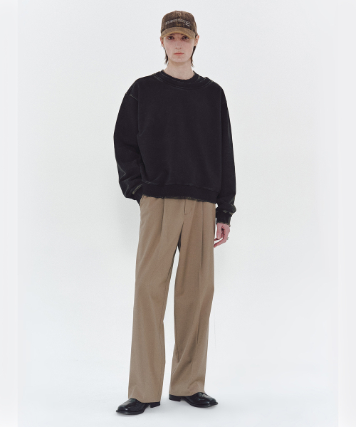 MMIC(エムエムアイシー)の「DUAL SWEATSHIRT (BLACK)(スウェット・メンズ・その他・M/L/XL)」の7枚目の写真