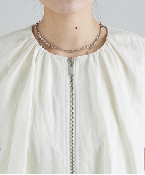 Lui's（ルイス）の「ダブルジップバルーンジレ（ベスト・レディース・アイボリー/ブラック・FREE）」の13枚目の写真