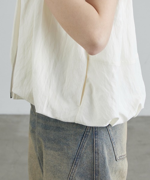 Lui's（ルイス）の「ダブルジップバルーンジレ（ベスト・レディース・アイボリー/ブラック・FREE）」の15枚目の写真