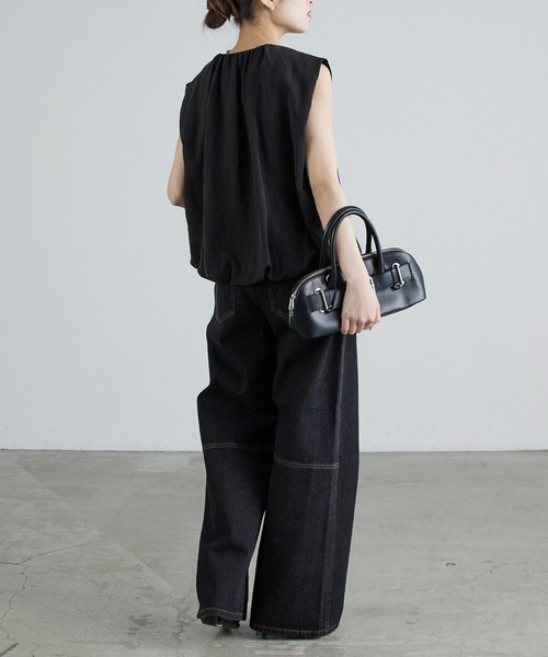 Lui's（ルイス）の「ダブルジップバルーンジレ（ベスト・レディース・アイボリー/ブラック・FREE）」の12枚目の写真