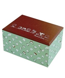 SNOOPY（スヌーピー）の「SN/PG トレー付き収納箱（収納グッズ）」
