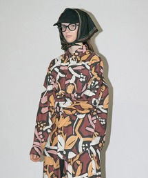 my beautiful landlet | 【my beautiful landlet】FLORAL PIGMENT PRINT OVERSIZE SHIRT(シャツ/ブラウス)