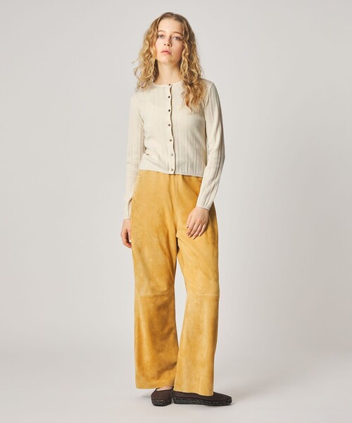 Steven Alan(スティーブンアラン)の「<Steven Alan>アイレット カーディガン(カーディガン/ボレロ・レディース・ブラック/ライトブルー/オフホワイト・FREE)」の6枚目の写真