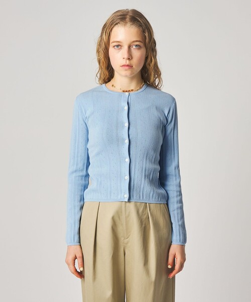 Steven Alan＞アイレット カーディガン（カーディガン/ボレロ