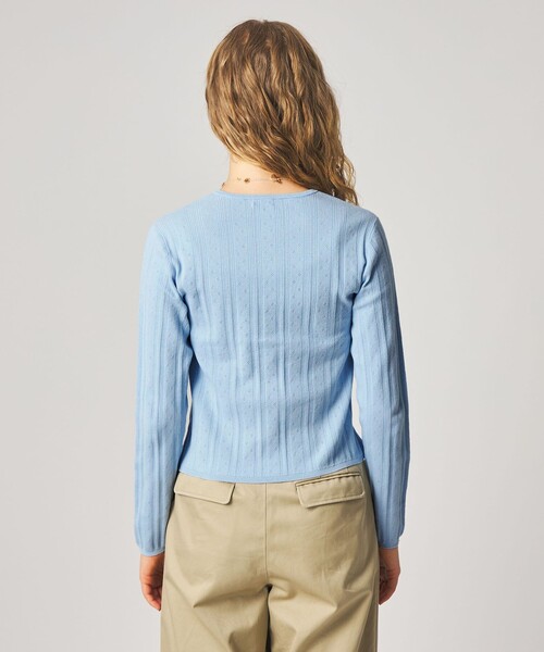 Steven Alan＞アイレット カーディガン（カーディガン/ボレロ