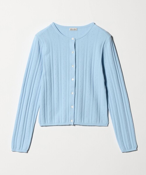 専用　Steven Alan 薄い水色 カーディガン 長袖 Steven Alan＞アイレット カーディガン（カーディガン/ボレロ