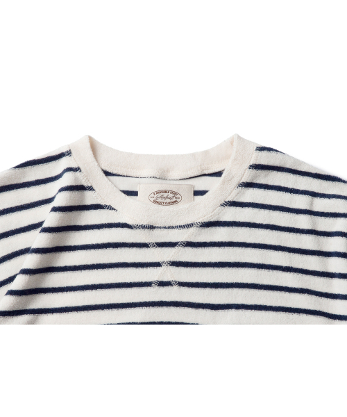 AMFEAST(アンフィースト)の「ストライプテリーポケットTシャツネイビー(Tシャツ/カットソー・メンズ・その他・X-LARGE/MEDIUM/LARGE)」の3枚目の写真