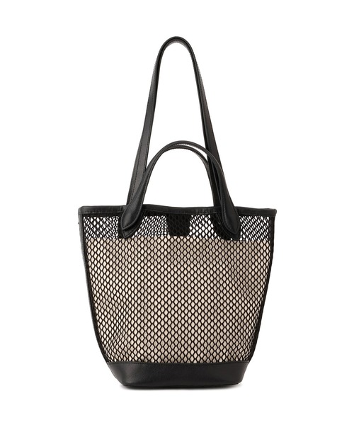 SALON adam et rope'（サロン アダム エ ロペ）の「【W S（ドゥーブル）】ダブルハンドルメッシュトート（トートバッグ・レディース・キャメル/ブラック・FREE）」の14枚目の写真