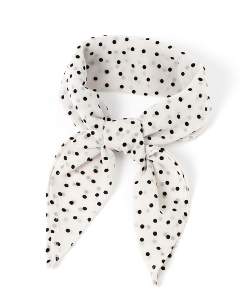 niko and...(ニコアンド)の「オリジナルアソート生地スカーフ(ストール/ショール・レディース・その他1/ブラック/オフホワイト/その他2・0)」の2枚目の写真