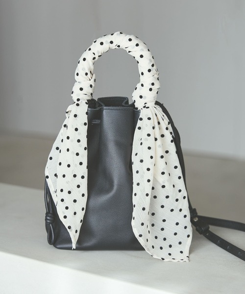 niko and...(ニコアンド)の「オリジナルアソート生地スカーフ(ストール/ショール・レディース・その他1/ブラック/オフホワイト/その他2・0)」の7枚目の写真