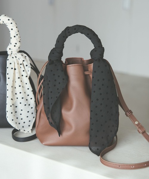 niko and...(ニコアンド)の「オリジナルアソート生地スカーフ(ストール/ショール・レディース・その他1/ブラック/オフホワイト/その他2・0)」の8枚目の写真