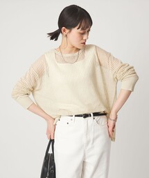 専用★グリーンレーベルリラクシング ベージュ ニット レディース ニット・セーター（条件：green label relaxing