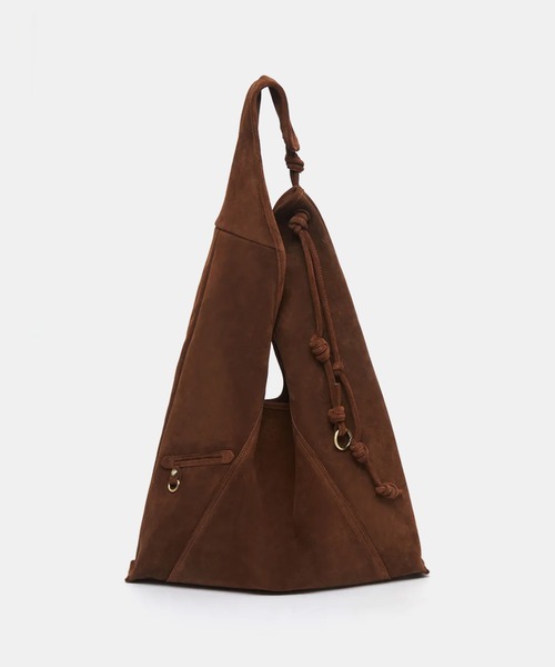 Archivepke/アーカイブエプク Knotted layer bag スエード シープ