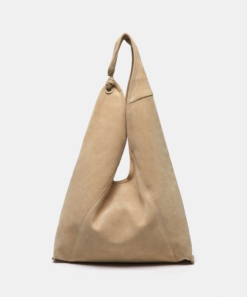 Archivepke（アーカイブエプク）の「Archivepke/アーカイブエプク Knotted layer bag スエード シープスキン ショッパーバッグ ショルダーバッグ 2026年春夏（ショルダーバッグ・レディース・ブラウン/ライトブラウン/クリーム・FREE）」の10枚目の写真