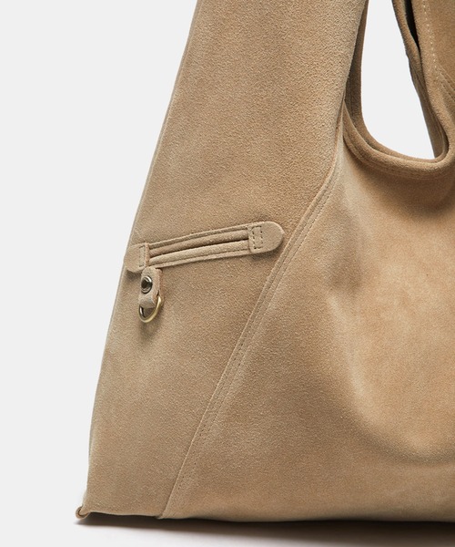 Archivepke（アーカイブエプク）の「Archivepke/アーカイブエプク Knotted layer bag スエード シープスキン ショッパーバッグ ショルダーバッグ 2026年春夏（ショルダーバッグ・レディース・ブラウン/ライトブラウン/クリーム・FREE）」の20枚目の写真