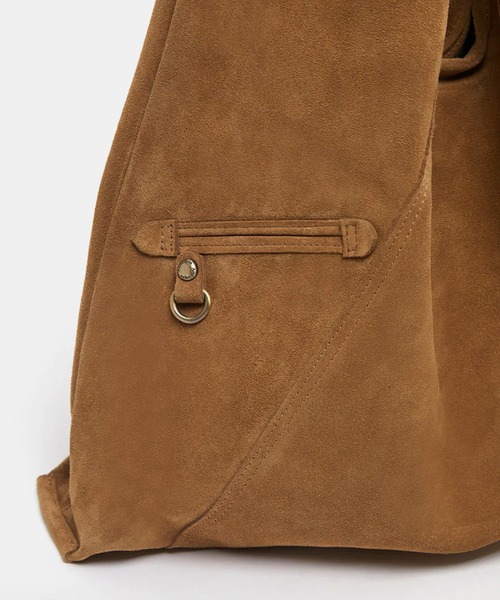 Archivepke（アーカイブエプク）の「Archivepke/アーカイブエプク Knotted layer bag スエード シープスキン ショッパーバッグ ショルダーバッグ 2026年春夏（ショルダーバッグ・レディース・ブラウン/ライトブラウン/クリーム・FREE）」の18枚目の写真