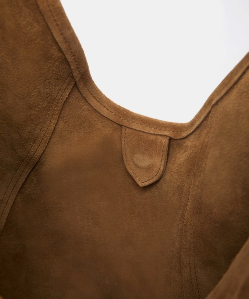 Archivepke（アーカイブエプク）の「Archivepke/アーカイブエプク Knotted layer bag スエード シープスキン ショッパーバッグ ショルダーバッグ 2026年春夏（ショルダーバッグ・レディース・ブラウン/ライトブラウン/クリーム・FREE）」の19枚目の写真