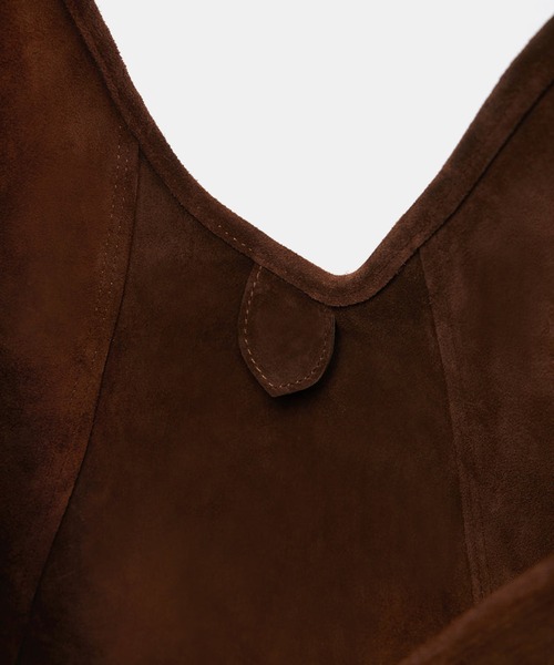 Archivepke（アーカイブエプク）の「Archivepke/アーカイブエプク Knotted layer bag スエード シープスキン ショッパーバッグ ショルダーバッグ 2026年春夏（ショルダーバッグ・レディース・ブラウン/ライトブラウン/クリーム・FREE）」の16枚目の写真