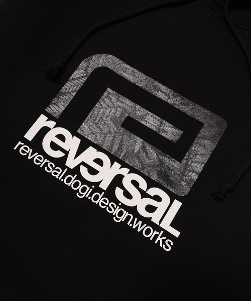 reversal.dogi.design.works(リバーサル・ドーギ・デザイン・ワークス)の「<reversal/リバーサル>Warfield BIG MARK New Zealand SWEAT HOODIE(パーカー・メンズ・ブラック・XX-LARGE/X-LARGE/LARGE/MEDIUM)」の3枚目の写真