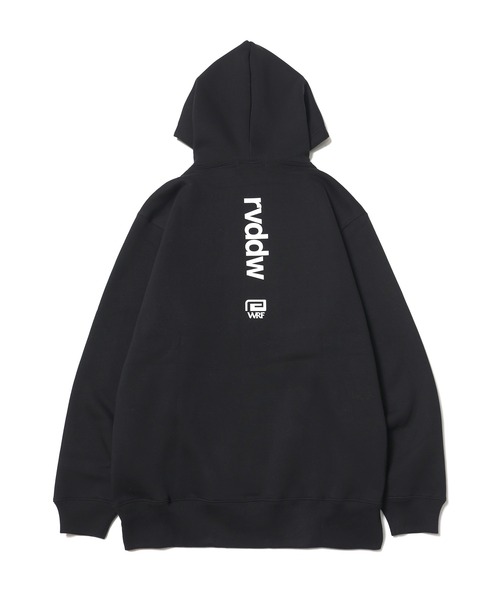 reversal.dogi.design.works(リバーサル・ドーギ・デザイン・ワークス)の「<reversal/リバーサル>Warfield BIG MARK New Zealand SWEAT HOODIE(パーカー・メンズ・ブラック・XX-LARGE/X-LARGE/LARGE/MEDIUM)」の4枚目の写真