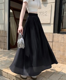 Diosfront（ディオスフロント）の「サテンフレアロングスカート（スカート）」