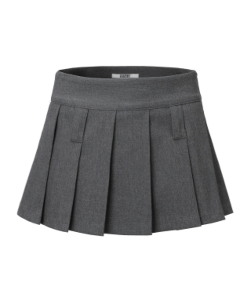 KHAKIPOINT(カーキポイント)の「Pleats Skirt (gray)(スカート・レディース・その他・SMALL/MEDIUM)」の2枚目の写真