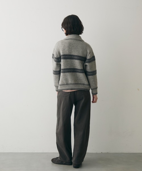 full/fill.（フルフィル）の「line accent volume denim pants / ラインアクセントボリュームデニムPT（デニムパンツ・レディース・ブラック/ベージュ・FREE）」の16枚目の写真