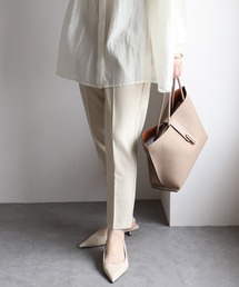 sin.ca（シンカ）の「センタープレステーパードパンツ（スラックス）」