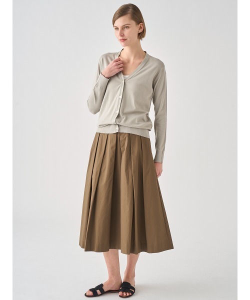JOHN SMEDLEY(ジョンスメドレー)の「Vネック長袖コットンニットカーディガン(カーディガン/ボレロ・レディース・ベージュ系その他6・S/M)」の9枚目の写真
