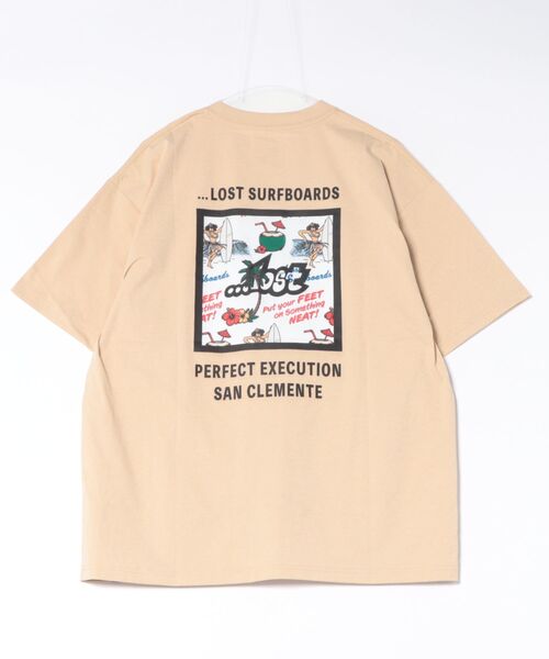 lost（ロスト）の「lost/ロスト 水着 ラッシュガード 半袖 Tシャツ UVカット 速乾 ストレッチ 水陸両用 LM6S-4304（Tシャツ/カットソー・メンズ・ホワイト/ブラック/ベージュ・L/M/XL）」の6枚目の写真