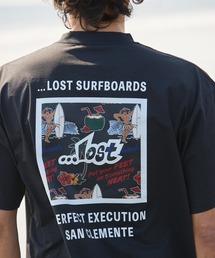 lost/ロスト 水着 ラッシュガード 半袖 Tシャツ UVカット 速乾 ストレッチ 水陸両用 LM6S-4304