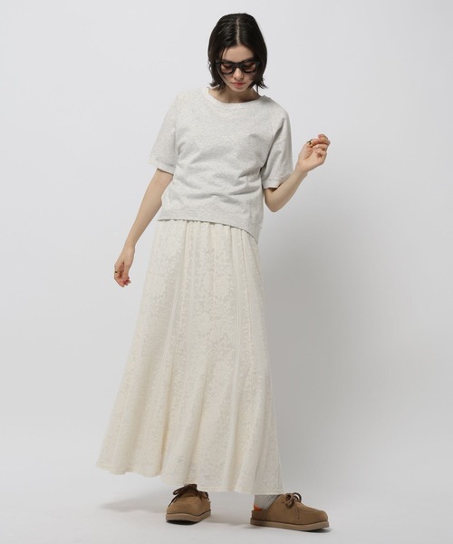 niko and...（ニコアンド）の「ラグランミニ裏毛プルオーバー（Tシャツ/カットソー・レディース・ネイビー/ピンク/オフホワイト/グレー・MEDIUM/LARGE）」の8枚目の写真