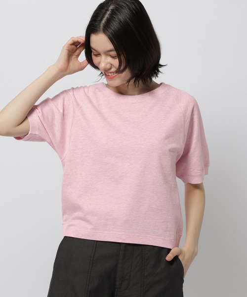 niko and...（ニコアンド）の「ラグランミニ裏毛プルオーバー（Tシャツ/カットソー・レディース・ネイビー/ピンク/オフホワイト/グレー・MEDIUM/LARGE）」の11枚目の写真