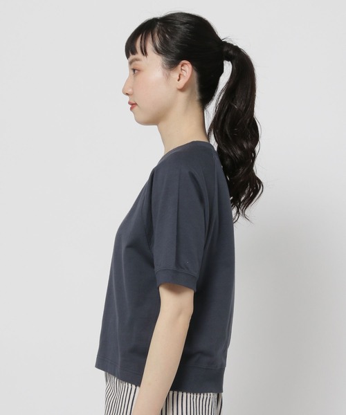 niko and...（ニコアンド）の「ラグランミニ裏毛プルオーバー（Tシャツ/カットソー・レディース・ネイビー/ピンク/オフホワイト/グレー・MEDIUM/LARGE）」の17枚目の写真