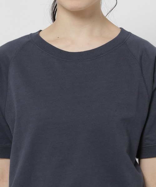 niko and...（ニコアンド）の「ラグランミニ裏毛プルオーバー（Tシャツ/カットソー・レディース・ネイビー/ピンク/オフホワイト/グレー・MEDIUM/LARGE）」の19枚目の写真