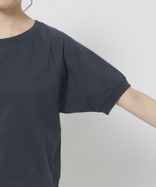 niko and...（ニコアンド）の「ラグランミニ裏毛プルオーバー（Tシャツ/カットソー・レディース・ネイビー/ピンク/オフホワイト/グレー・MEDIUM/LARGE）」の21枚目の写真