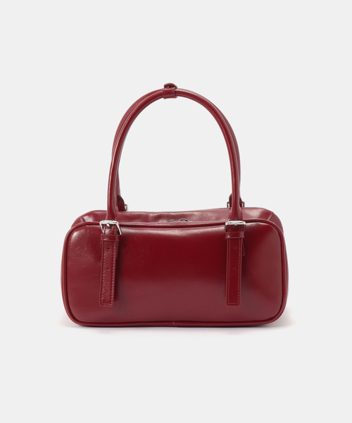 STANDOIL（スタンドオイル）の「【Geek Office / ギークオフィス】STAND OIL / Square Bowling Bag（ボストンバッグ・レディース・ボルドー・FREE）」の3枚目の写真