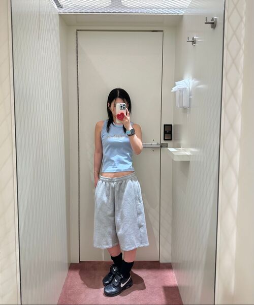 Rest&Recreation(レストアンドレクリエーション)の「SWEAT MIDI SHORTS - GREY(その他パンツ・レディース・その他・ONE)」の3枚目の写真