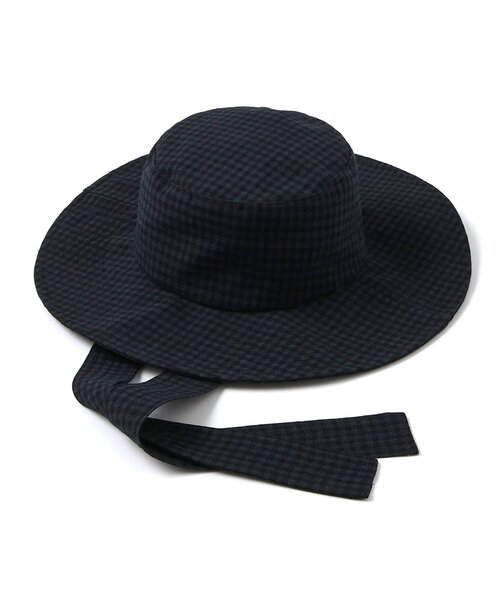 BREEZE（ブリーズ）の「【リンク】ギンガムチェックハット（ハット・キッズ・ブラック/レッド・56/52/50/54）」の2枚目の写真