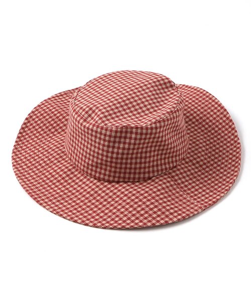 BREEZE（ブリーズ）の「【リンク】ギンガムチェックハット（ハット・キッズ・ブラック/レッド・56/52/50/54）」の17枚目の写真