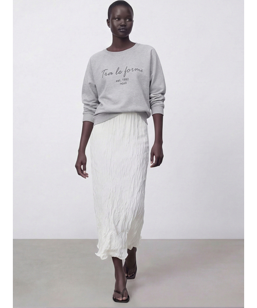 ACUD(アクド)の「Forme Sweatshirt _Grey(スウェット・レディース・アッシュグレー・FREE)」の2枚目の写真