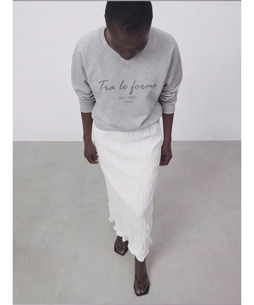 ACUD(アクド)の「Forme Sweatshirt _Grey(スウェット・レディース・アッシュグレー・FREE)」の3枚目の写真