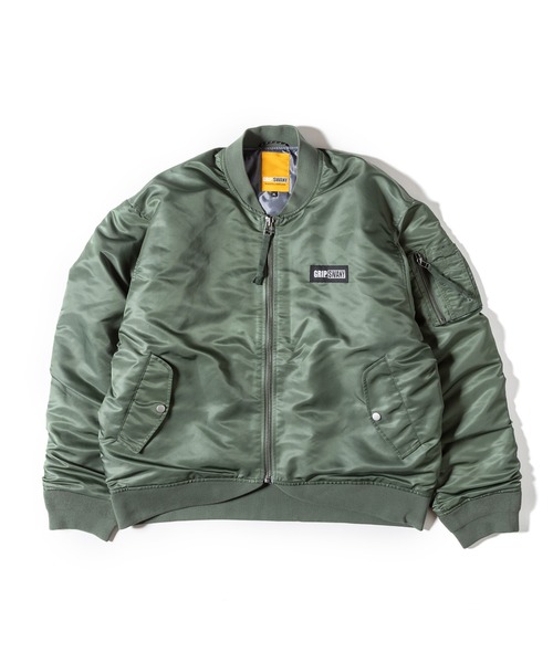 GRIP SWANY(グリップスワニー)の「【GSMJ-057】 WATER REPELLENT FLIGHT JACKET(MA-1・メンズ・オリーブ/カーキ/ブラック・S/XL/L/XXL)」の5枚目の写真