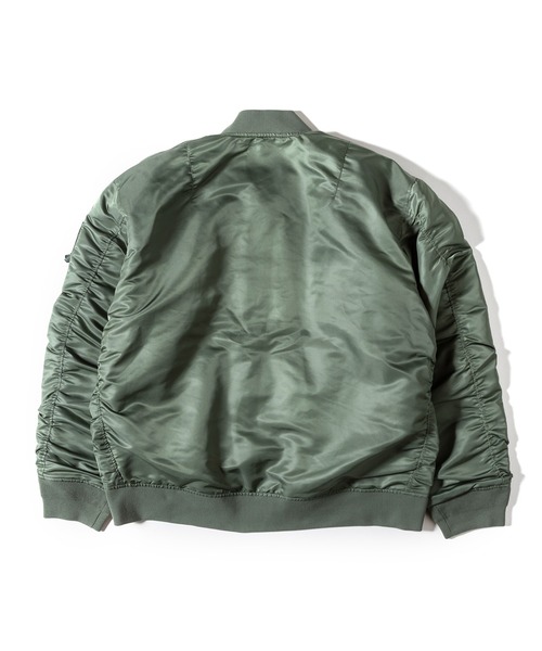 GRIP SWANY(グリップスワニー)の「【GSMJ-057】 WATER REPELLENT FLIGHT JACKET(MA-1・メンズ・オリーブ/カーキ/ブラック・S/XL/L/XXL)」の6枚目の写真