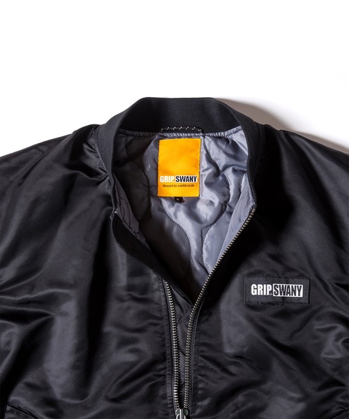 GRIP SWANY(グリップスワニー)の「【GSMJ-057】 WATER REPELLENT FLIGHT JACKET(MA-1・メンズ・オリーブ/カーキ/ブラック・S/XL/L/XXL)」の13枚目の写真